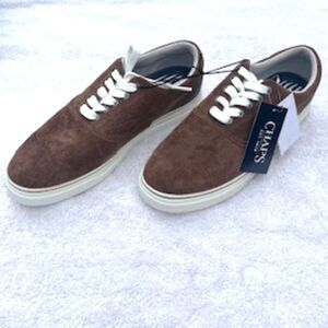 Canvas Lace Up Sneakers . Size: 10 1/2 ,,,,,,. Chaps . New in Box